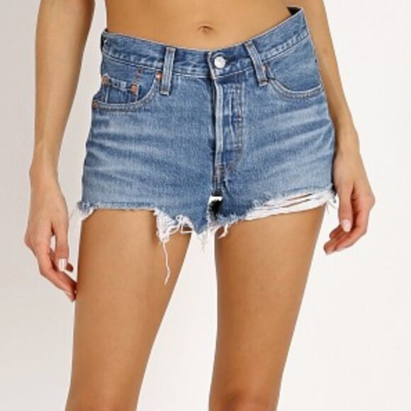 Levi's 501 Denim Shorts, sz 31 - Picture 1 of 6